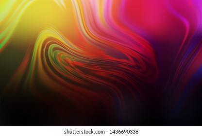 Dark Pink, Yellow vector colorful abstract background. Colorful illustration in abstract style with gradient. Completely new design for your business.
