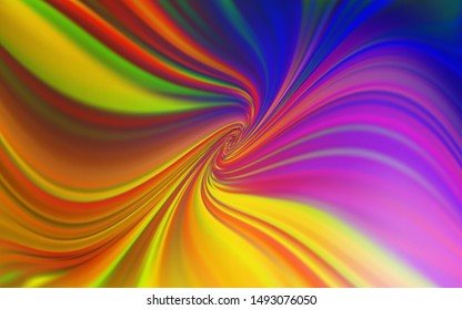 Dark Pink, Yellow vector colorful blur backdrop. Abstract colorful illustration with gradient. Background for designs.