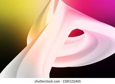 Dark Pink, Yellow vector colorful blur background. A completely new colored illustration in blur style. New style for your business design.