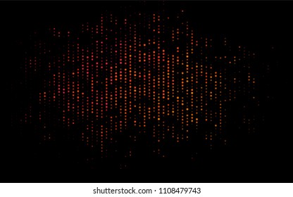 Dark Pink, Yellow vector  cover with spots. Illustration with set of shining colorful abstract circles. Beautiful design for your business natural advert.