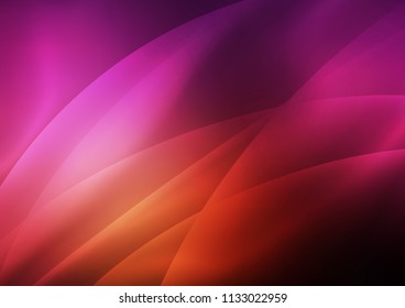Dark Pink, Yellow vector cover with long lines. Modern geometrical abstract illustration with staves. The pattern can be used for websites.