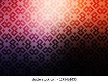Dark Pink, Yellow vector cover in polygonal style. Illustration with set of colorful rectangles. Modern template for your landing page.