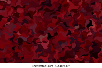 Dark Pink, Yellow vector crooked abstract template. Geometric illustration in Origami style with gradient.  The best blurred design for your business.