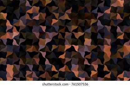 Dark Pink, Yellow vector crooked abstract background. Creative geometric illustration in Origami style with gradient. The polygonal design can be used for your web site.