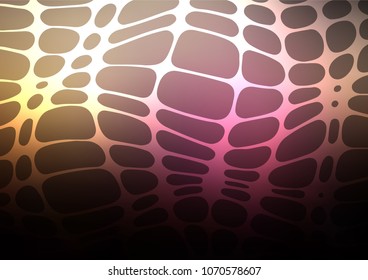 Dark Pink, Yellow vector doodle blurred texture. Creative illustration in blurred style with doodles and Zen tangles. The pattern can be used for coloring books and pages for kids.