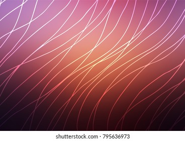 Dark Pink, Yellow vector doodle blurred template. Colorful illustration in abstract style with doodles. Hand painted design for web, leaflet, textile.