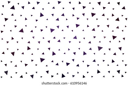 Dark Pink, Yellow vector geometric simple minimalistic background, which consist of triangles on white background. Triangular pattern with gradient for your business design. 