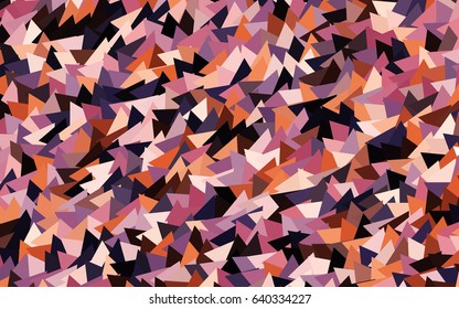 Dark Pink, Yellow vector geometric simple minimalistic background, which consist of triangles on white background. Triangular pattern with gradient.