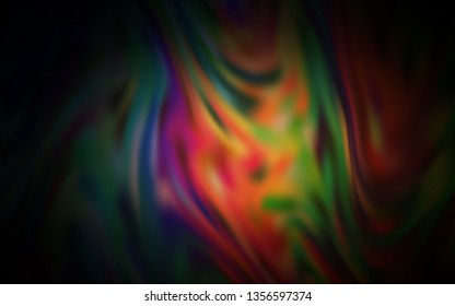 Dark Pink, Yellow vector glossy abstract layout. Shining colored illustration in smart style. Background for designs.