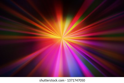 Dark Pink, Yellow vector glossy abstract layout. An elegant bright illustration with gradient. The best blurred design for your business.