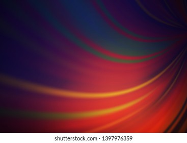 Dark Pink, Yellow vector glossy bokeh pattern. Creative illustration in halftone style with gradient. The template for backgrounds of cell phones.