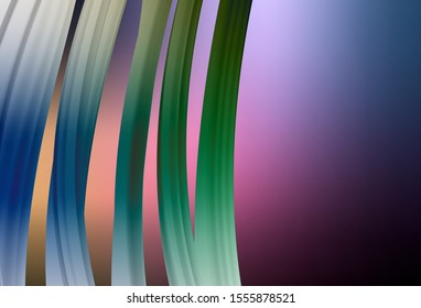 Dark Pink, Yellow vector glossy abstract background. An elegant bright illustration with gradient. New style design for your brand book.