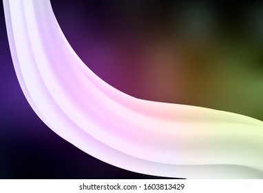Dark Pink, Yellow vector glossy abstract layout. New colored illustration in blur style with gradient. Blurred design for your web site.