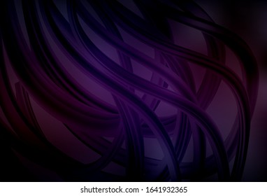 Dark Pink, Yellow vector glossy abstract layout. Modern abstract illustration with gradient. Background for designs.
