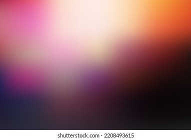 Dark Pink, Yellow vector glossy abstract template. Colorful abstract illustration with gradient. Template for cell phones.