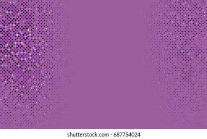 Dark Pink, Yellow vector illustration which consist of circles. Dotted gradient design for your business. Creative geometric background in halftone style with colored spots.