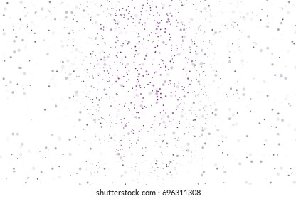 Dark Pink, Yellow vector illustration which consist of circles. Dotted gradient design for your business. Creative geometric background in halftone style with colored spots.