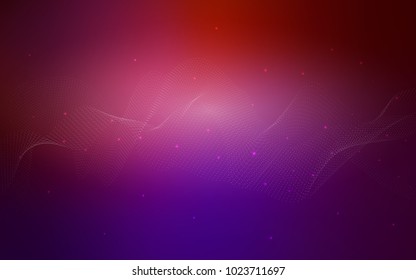 Dark Pink, Yellow vector layout with circle shapes. Glitter abstract illustration with blurred drops of rain. Beautiful design for your business natural advert.