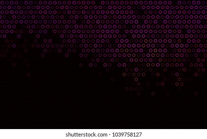 Dark Pink, Yellow vector  layout with circle shapes. Abstract illustration with colored bubbles in nature style. New design for ad, poster, banner of your website.