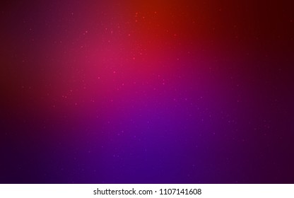 Dark Pink, Yellow vector layout with cosmic stars. Shining illustration with sky stars on abstract template. Best design for your ad, poster, banner.