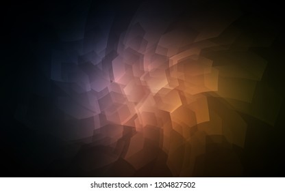 Dark Pink, Yellow vector layout with hexagonal shapes. Abstract illustration with colorful hexagons. Beautiful design for your business advert.