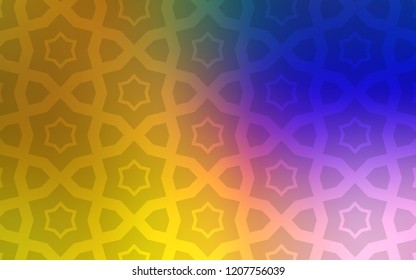 Dark Pink, Yellow vector layout with bright stars. Modern geometrical abstract illustration with stars. Smart design for your business advert.