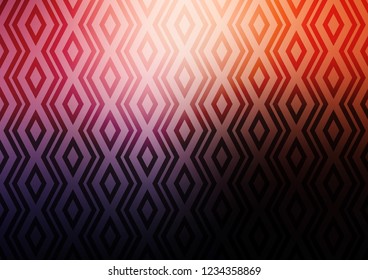 Dark Pink, Yellow vector layout with lines, rectangle. Colorful illustration with lines, cubes on abstract template. Pattern for websites, landing pages.