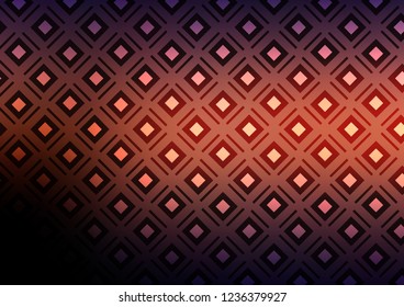 Dark Pink, Yellow vector layout with lines, rectangle. Colorful illustration with lines, cubes on abstract template. Pattern for websites, landing pages.