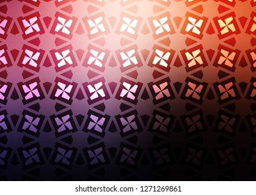 Dark Pink, Yellow vector layout with lines, rectangles. Abstract illustration with colorful lines, cubes. Smart design for your business advert.