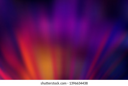 Dark Pink, Yellow vector layout with flat lines. Lines on blurred abstract background with gradient. Pattern for ads, posters, banners.