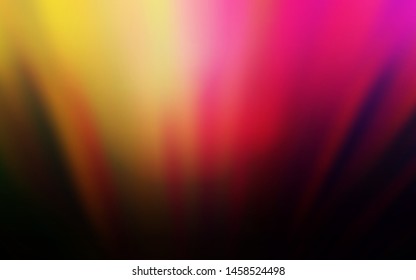 Dark Pink, Yellow vector layout with flat lines. Colorful shining illustration with lines on abstract template. Best design for your ad, poster, banner.
