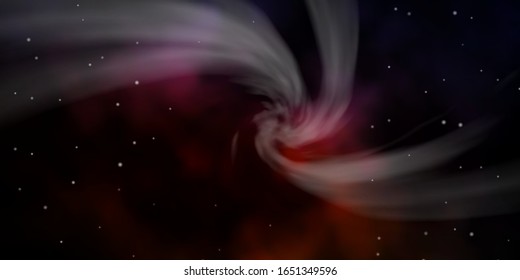 Dark Pink, Yellow vector layout with bright stars. Colorful illustration in abstract style with gradient stars. Pattern for wrapping gifts.