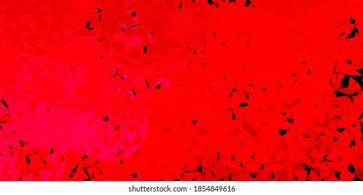 Diseño vectorial amarillo y rosa oscuro con formas triangulares. Diseño sencillo de estilo abstracto con triángulos, líneas. Patrón de fondo de pantalla.