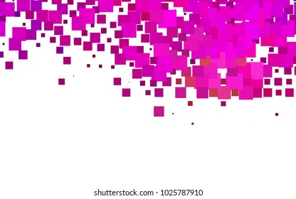 Dark Pink, Yellow vector low poly background. A sample with a polygonal design. Illustration in polygonal style with repeating squares