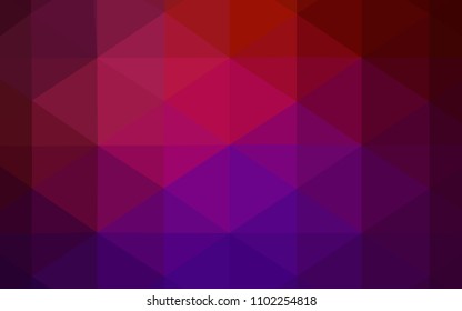 Dark Pink, Yellow vector low poly texture. Creative illustration in halftone style with gradient. A completely new template for your business design.