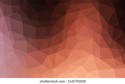 Dark Pink, Yellow vector low poly layout. A completely new color illustration in a vague style. A completely new template for your business design.