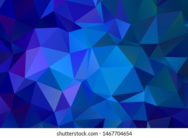Dark Pink, Yellow vector low poly layout. Glitter abstract illustration with an elegant triangles. Pattern for a brand book's backdrop.