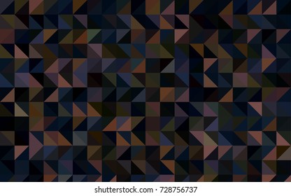 Dark Pink, Yellow vector low poly background. A vague abstract illustration with gradient. The polygonal design can be used for your web site.