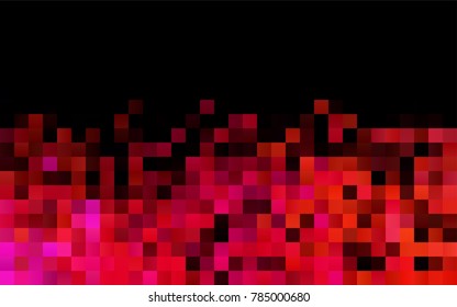 Dark Pink, Yellow vector low poly background. A sample with a polygonal design. Illustration in polygonal style with repeating squares