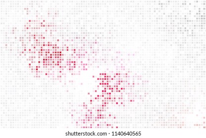 Dark Pink, Yellow vector modern geometrical background. Abstract template. Geometric pattern in square style with gradient.