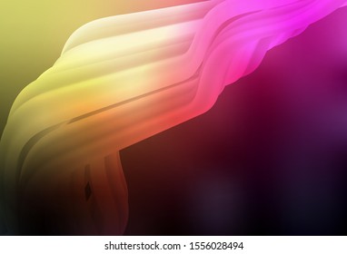 Dark Pink, Yellow vector modern elegant backdrop. Colorful illustration in abstract style with gradient. Blurred design for your web site.