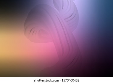 Dark Pink, Yellow vector modern elegant background. A completely new colored illustration in blur style. New style for your business design.