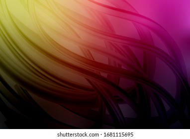 Oscuro rosa, vector amarillo moderno y elegante fondo. Ilustración abstracta de color con degradado. Fondo para los diseños.