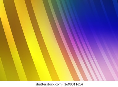 Dunkelrosa, gelbe Vektorillustration, moderne, elegante Hintergrund. Farbige Illustration im abstrakten Stil mit Farbverlauf. Hintergrund für Designs.