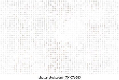 Dark Pink, Yellow vector modern geometrical circle abstract background. Dotted texture template. Geometric pattern in halftone style with gradient. 