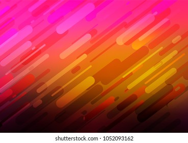 Dark Pink, Yellow vector natural elegant pattern. Ethnic elegant natural pattern with gradient. A completely new template for your business design.