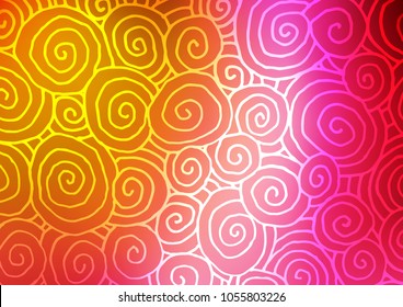 Dark Pink, Yellow vector natural elegant background. A completely new color illustration in doodle style. The doodle design can be used for your web site.