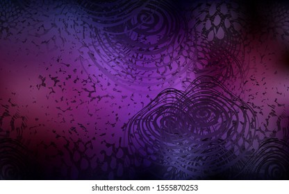 Dark Pink, Yellow vector natural abstract background. Creative illustration in blurred style with flowers. A new texture for your design.