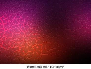 Dark Pink, Yellow vector pattern with bent ribbons. Creative illustration in halftone marble style with gradient. Pattern for your business design.