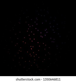Dark Pink, Yellow vector pattern with abstract stars. Modern geometric abstract illustration with stars. Theme for cell phones.